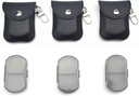 VOFOON 3 Pack Small Pill Organisaator, Travel Pill Box Purse, Keychain Pill Holder, Tasku pillide konteiner, 2 korda päevas Portable Medicine Vitamiin Case, Fish Oil Box, Supplement Box