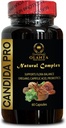 Candida PRO Complex - Detox Cleanse for Health Flora Balance Support, Oregano Leaf Pulber, kaprüülhape, proteaas, must pähkel, ussipuu - 1 pudel