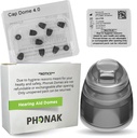 Phonak Cap 4.0 Dome XSmall (0,18 tolli = 4,5 mm) - Tõeline OEM Šveits Asendus Sonova poolt, kuulmisabi kuppelid väga kitsastele kõrvasuurustele - 1 pakend / 10 kuplit kokku