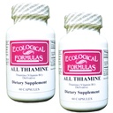 Ökoloogilised valemid Kõik tiamiinvitamiin B1 50 mg, 2 X 60 kapslit