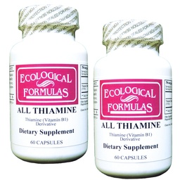 Ökoloogilised valemid Kõik tiamiinvitamiin B1 50 mg, 2 X 60 kapslit