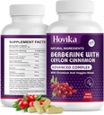 Berberine HCL kapslid 1200 mg - Berberine Supplement koos Ceylon kaneel, kroom, köögiviljad segu - toetab ainevahetust ja immuunsüsteemi, soolestiku tervis - 120 ct Lihtne neelata Vegan pillid