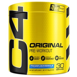 Cellucor C4 Original Pre Workout Pulber Külmutatud Pommipulber Suhkruvaba Preworkout Energia meestele ja naistele 150mg Kofeiin + beeta-alaniin + kreatiini - 30 serveerimist (pakendamine võib varieeruda)