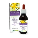 Naturalma Naistepuna (Hypericum perforatum) maitsetaimed lilledega Alkoholivaba tinktuur - 4 fl oz Vedel ekstrakt tilkades - Taimne täiendus - Vegan