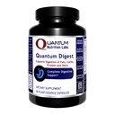 Quantum Nutrition Labs Quantum Digest - Seedetrakti tervise ensüümid naistele ja meestele, seedetrakti toetus soolestiku tervisele, täielikult aktiivne Vegan Ensüümi Pillid - 60 Taimekapslit