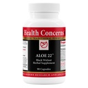 Tervisemured Aloe 22 - Seedetrakti tugi ja soolepuhastus - Kõhukinnisus, Bloating & Parasiitide Detox Supplement - Black Walnut, Ingver, Myrobalan & Aloe Vera Taimne valem - 90 kapslit
