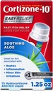 Kortisoon-10 maksimaalne tugevus rahustav Aloe Itch Relief No Mess Applicator, 1% Hydrocortisone, Fast-Action, Anti-Itch Vedelik veahammustuste, lööve, ekseem, psoriaas, mürk Ivy, Tamm & Sumac, 1.25 fl oz