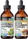 BIO KRAUTER Adrenal Support Tinktuur 4 Fl. Oz. & Dozen Seene Tinktuur 4 Fl. Oz.