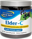 PÕHJA-AMEERIKA HERB & SPICE Elder-C - 3 oz. - Elderberry Concentrate - Immune Support, Healthy Respiratory Response - Non-GMO, Gluteenivaba - 42 Servings