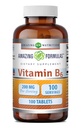 Hämmastav valem Vitamiin B6 Püridoksiin 200mg 100 tablettide täiendus | Mitte-GMO | Gluteenivaba | Valmistatud USA-s
