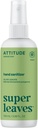 ATTITUDE Hand Sanitizer Spray, EWG Verified, Kills Germs & Bakterid, Vegan & Plant-Based, ohutu täiskasvanutele ja lastele, Oliivilehed Lõhn, 3.38 Fl Oz (Spray Bottle)