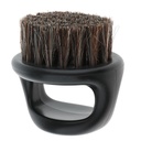 Salong Barber Wood Bristles Hair Beard Cleansing Grooming Brush Meeste vuntsid Shaping Comb - Black