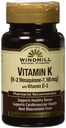 Tuuleveski looduslikud vitamiinid K-vitamiin (K-2 menakinoon-7, 100mcg) 60 tabletti (pakk 1)