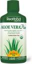 Country Life Realfood Organics Liquid Aloe Vera Plus - toetab seedetrakti tervist ja immuunsüsteemi - koos libeda Elmi, ingveri, kurkumi, piparmündi - orgaanilise ACTIValoe, Qmatrix protsessi - 32 oz