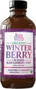 Andi Lynni Winterberry Black Elderberry Syrup - Sisaldab Black Elderberries, Kaneel, Ingver, Honey & Sidrun - Immune Support kogu perele - Orgaaniline & Great Maitsev Syrup 4oz