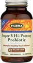 Flora - Super 8 Hi Potency Probiootikumid 60 Loe - Tervislik pärmi tasakaal ja seedetrakti tervis - meestele ja naistele - 42 miljardit CFU, toores, gluteenivaba - kuni 2 kuu pakkumine