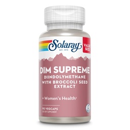 Solaray DIM Ülemine 100mg  Men Menopaus & östrogeen Metabolism Täiendus Broccoli Seed Extract | 90 VegCaps