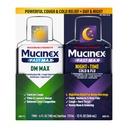 Maksimaalne tugevus Mucinex FastMax DM Max & Mucinex Nightshift Cold & Flu Vedelik (2 x 6 fl. oz.) Thins & Loosens lima, leevendab köha ja rindkere ummistusi, valu, palavik, aevastamine, valulik kurk, runny nina