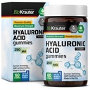 BIO KRAUTER Hüaluroonhappe kummid w/vitamiin C - 250 mg - 60 vegan närimist - hüaluroonhappe lisandid - pektiinipõhised