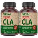 DEVA Vegan Vitamiinid Konjugeeritud linoolhape (CLA), saadud mitte-GMO saflooriõli, 90 kapslit, 1-pakend