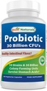Parim looduslik probiootikum 10 tüve ja 30 miljardit CFU Soolefloora, 120 Veggie kapslit - riiuli stabiilne probiootikum (4146365)