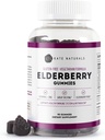 Kate Naturals Elderberry Gummies koos C-vitamiini ja tsink täiskasvanutele ja lastele. Maitsev Sambucus Elderberry Gummies immuunsuse toetamiseks (90 Gummies, 45 päeva pakkumine)
