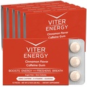 Viter Energy Kofeiinitud Gum 60mg Kofeiin, B Vitamiinid, Guarana, Suhkruvaba. (Kaneel, 12 tk, 6 tk)