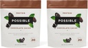 Valgupulbri šokolaadikakao - 20 g veganit, taimepõhist valgusegu - mitte-GMO, mitte-piim, gluteenivaba - 3,5 g BCAA-sid - 9 olulist aminohapet - 30-päevane pakkumine - 2 kotti, 30 serveerimist