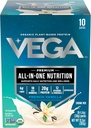 Vega Orgaaniline All-in-One Vegan Valgu Pulber, Prantsuse Vanilla - Superfood Ingredients, Vitamiinid Immunity Support, Keto Friendly, Peaproteiin Naistele Ja Meestele, 13,5 oz (Pakendamine Võib erineda)