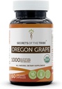 Tribe Oregoni viinamarjade USDA orgaanilised kapslid | sertifitseeritud orgaanilised taimetoitlased kapslid, taimsed toidulisandid | Mahonia aquifolium kuivatatud juur (60 loend)