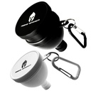 Väike ja suur 2-pakk | Kaasaskantav valgupulber veepudeli lehter | Ideaalne enne treeningut, BCAA-d ja valgupulbrit | Keychain Water Bottle Supplement Container to-Go