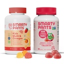 SmartyPants Kids Multivitamiin Gummies ja probiootiline immuunsus Bundle: Omega 3 kalaõli (EPA / DHA), vitamiin D3, C, vitamiin B12, B6, seedetrakti ja immuunsüsteemi tugilisa (30 päeva pakkumine)
