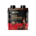 Optimum Nutrition Gold Standard Protein Shake, 24 g valku, valmis joomiseks Valgu raputamine, Gluteenivaba, C-vitamiin immuunsuse toetamiseks, šokolaad, 11 Fl Oz, pakend 4 (pakend võib varieeruda)