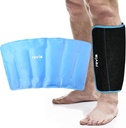 REVIX XL Shin Ice Pack Korduvkasutatav Gel Cold Pack vasika ja küünarnuki Ebamugavus Relief, Jalgade Külma Ravi Kompressioon Varrukas Refreezable, 360° Full Cover