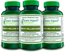 Valge pajukoorekapslid | 710mg | 90 Veg Caps Pain Relief - Valge pajukoore ekstrakt | Vegan, Non GMO & Gluten Free | Põletikuvastane | Toetab liigese funktsiooni (3. pakk)