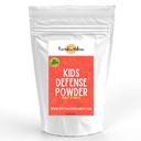 Kids Defense Powder | Uus valem, täiustatud maitse | Ortomolekulaarne annus 1000 mg C-vitamiini ja 250 mg B3 | Puhas, maisivaba ja GMO-vaba | Puuviljamaitse | 120 Servingut