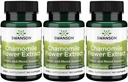 Swanson Chamomile Flower Extract 500 milligrammi Standardiseeritud kuni 1,2% Apigenin 6 mg kapsli kohta 60 kapslit 3 pakendis