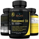 Linaseemneõli kapslid - 1000 mg - 120 Vegan Soft Gels - kõrge Omega 3, 6, 9 - Külmpressitud Linaseemne valem - 4 kuud Pakkumine - NextGenU