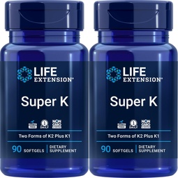Life Extension Super K, 90 Softgels (pakk 2)