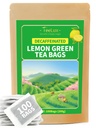 TeeLux Decaf Lemon Green Tea, sile kofeiinivaba roheline tee värskendava sidrun Aroma & Maitsega, 100 krahv