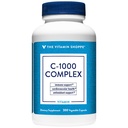 Vitamiin Shoppe C-1000 kompleks 1000MG, antioksüdant, mis toetab immuunsüsteemi ja südame-veresoonkonna tervist (300 kapslit)