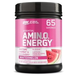 Optimaalne toitumine Amino Energia - Pre Treening rohelise tee, BCAA, Aminohapete, Keto Sõbralik, Rohelise Kohvi ekstrakt, energia pulber - arbuus, 65 serveerimist (pakendamine võib varieeruda)