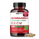 Ashwagandha kompleks L-Theanine, Turmeric, Rhodiola & St. John's Wort - Taimne segu igapäevaseks terviseks - 240 kapslit