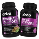 Neerupealiste toetus Kortisool & Maks Puhasta Detox Supplement - Adrenal Väsimus Toidulisandid Kortisooli Tervis - Maksa sapipõie Care Formula kapslid & Natural Milkohakas Dandelion Supplements