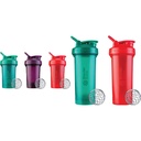 BlenderBottle Classic V2 20-Ounce Shaker Bottle, 3-Pack: punane, roheline ja Plum & Classic V2 Shaker Bottle Perfect valgu raputamiseks ja enne treeningut, 28-Ounce (2 Pack), punane, roheline