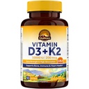 Vitalitowni vitamiin D3 K2 lisand, vitamiin D3 10000 IU K2-vitamiin (MK7) 200 mcg, 90 Softgels, mitte-GMO, gluteeni ja soja, luude, hammaste, immuunsuse ja südame tervise jaoks