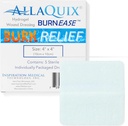 BurnEaseTM Hydrogel Burn Dressing Pads by AllaQuix – XL 4" Sterile Pads (Box of 5) | Kiire jahutamine Relief Burns, Scalds, Sunburn | Niiske haavade ravigeel esmaabi ja hädaabi põletushooldus