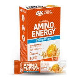Optimum Nutrition Essential Amino Energy Plus Elektrolüütide kleeppakendid, energiapulber, mandariini laine, 7 krahv