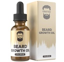 Crafted Beards Beard Growth Oil seerum - 1 fl Oz - lõhnatu - aitab kasvatada paksemat habet, parandab habeme tervist, täidab õhukesed ja patjad kohad - (1 pakend)