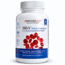 Bricker Labs Big-V Triple Tugevus Vanadyl Supplement: Vanadüülsulfaat 30 mg, Tauriin 600 mg, Seleen, kroom ja niatsiin, segatud mineraallisandi kapslid 90 ct
